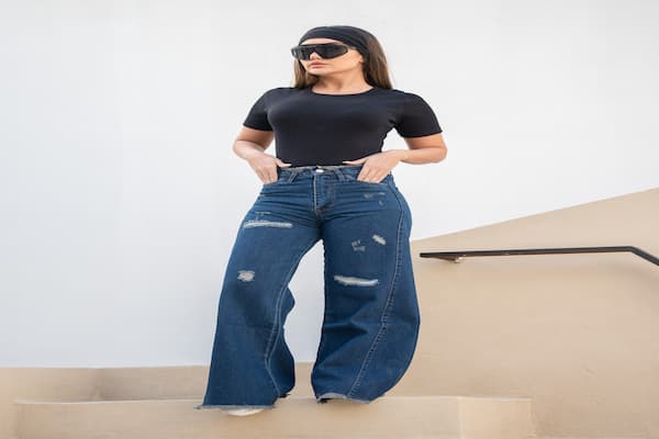 فروش شلوار جین دخترانه کارگو + قیمت خرید به صرفه
